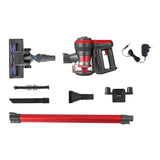 NNEDSZ Devanti Stick Vacuum Cleaner Brushless Cordless 250W Red