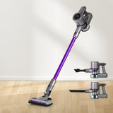 NNEDSZ Devanti Stick Vacuum Cleaner Bagless Cordless 120W Purple