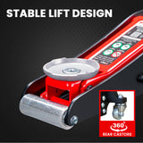 NNEMB 1200KG Hydraulic Trolley Floor Jack, Low Profile, Dual Pump, Quick Release Handle, for Jacking Car