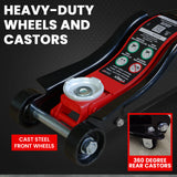NNEMB 1700KG Hydraulic Trolley Floor Jack, Low Profile, Quick Release Handle, for Jacking Car