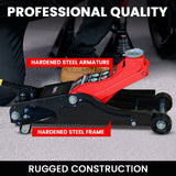 NNEMB 1700KG Hydraulic Trolley Floor Jack, Low Profile, Quick Release Handle, for Jacking Car