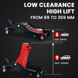 NNEMB 1700KG Hydraulic Trolley Floor Jack, Low Profile, Quick Release Handle, for Jacking Car