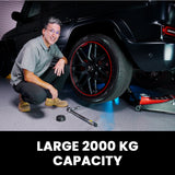 NNEMB 2000KG Automotive Car Jack Axle Stands, 2 Pieces