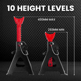 NNEMB 2000KG Automotive Car Jack Axle Stands, 2 Pieces