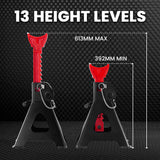 NNEMB 4000KG Automotive Car Jack Axle Stands, 2 Pieces