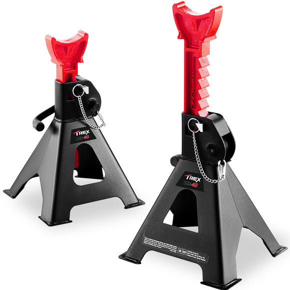 NNEMB 4000KG Automotive Car Jack Axle Stands, 2 Pieces