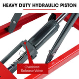 NNEMB 500KG Hydraulic Scissor Lift Platform Trolley, Heavy-Duty, for Material Handling