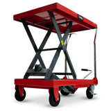 NNEMB 500KG Hydraulic Scissor Lift Platform Trolley, Heavy-Duty, for Material Handling