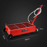 NNEMB 76L Low Level Mobile Truck Waste Oil Fluid Drainer Pan, Hand Pump, for Workshop