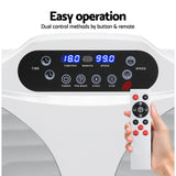 NNEDSZ Vibration Machine Vertical Rhythm Platform Resistance Rope Home Workout