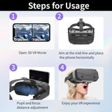 NNEOBA 3D VR Glasses with Smart Goggles for Smartphones