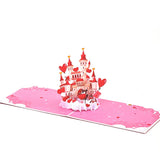 NNEOBA 3D Pop Up Valentine's Day Greeting Card Love Bear Rose