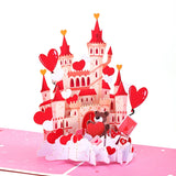 NNEOBA 3D Pop Up Valentine's Day Greeting Card Love Bear Rose
