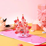 NNEOBA 3D Pop Up Valentine's Day Greeting Card Love Bear Rose