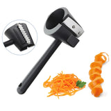 NNEOBA Household Spiral Vegetable & Fruit Cutter – Fast & Portable Slicer