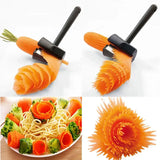 NNEOBA Household Spiral Vegetable & Fruit Cutter – Fast & Portable Slicer