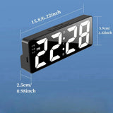 NNEOBA Voice Control Digital Alarm Clock – LED Display