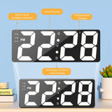NNEOBA Voice Control Digital Alarm Clock – LED Display