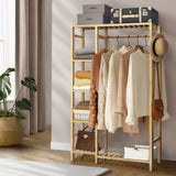NNEED Wardrobe with Hanging Rail and 6-tier Shelf