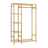 NNEED Wardrobe with Hanging Rail and 6-tier Shelf