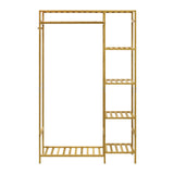 NNEED Wardrobe with Hanging Rail and 6-tier Shelf