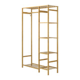 NNEED Wardrobe with Hanging Rail and 6-tier Shelf