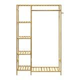 NNEED Wardrobe with Hanging Rail and 6-tier Shelf