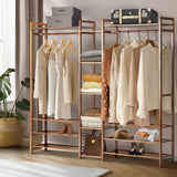 NNEED Open Wardrobe Organiset with 13 Display Shelves