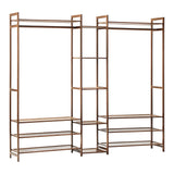 NNEED Open Wardrobe Organiset with 13 Display Shelves