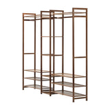 NNEED Open Wardrobe Organiset with 13 Display Shelves