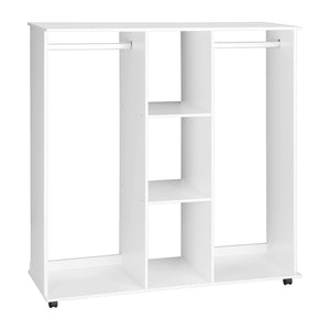 NNEED Portable Double Wardrobe Open Clothes Rack