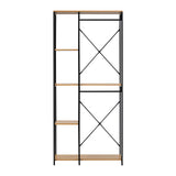 NNEED Large Open Wardrobe Hanging Rail 5 shelves