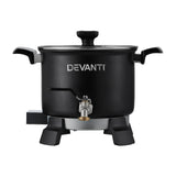 NNEDSZ 5L Wax Melter Candle Making 1200W Melting Pot Furnace Quick Pour Spout Soy Soap