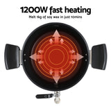 NNEDSZ 5L Wax Melter Candle Making 1200W Melting Pot Furnace Quick Pour Spout Soy Soap
