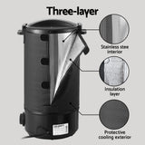 NNEDSZ 10L Wax Melter Candle Making 1520W Melting Pot Furnace Pour Spout Soap