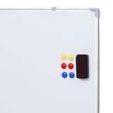 NNEDSZ Magnetic Whiteboard 60x90cm Erase Board Marker Eraser Tray Home Office School