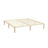 NNEDSZ Bed Frame King Size Wooden Base Mattress Platform Timber Pine AMBA