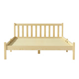 NNEDSZ Artiss Bed Frame Double Size Wooden Oak SOFIE