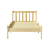 NNEDSZ Artiss Bed Frame Single Size Wooden Oak SOFIE