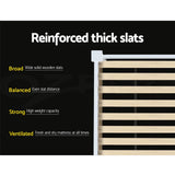 NNEDSZ Artiss Bed Frame Single Size Wooden with 2 Drawers White RIO