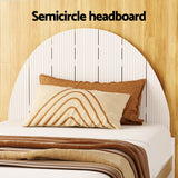 NNEDSZ Bed Frame King Single Size Wooden White DALY