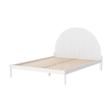 NNEDSZ Artiss Bed Frame Queen Size Wooden White DALY