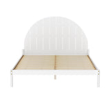 NNEDSZ Artiss Bed Frame Queen Size Wooden White DALY