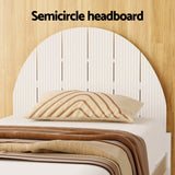 NNEDSZ Bed Frame Single Size Wooden White DALY