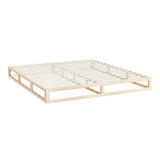 NNEDSZ Bed Frame King Size Wooden Base Mattress Platform Timber Pine KALAM