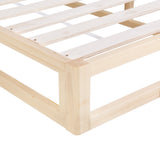 NNEDSZ Bed Frame King Size Wooden Base Mattress Platform Timber Pine KALAM