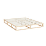 NNEDSZ Bed Frame Queen Size Wooden Base Mattress Platform Timber Pine KALAM