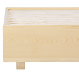 NNEDSZ Bed Frame Double Size Floating Wooden Mattress Base Platform Timber ODIN