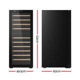 NNEDSZ Wine Cooler Fridge Compressor Dual Zone 80 Bottles