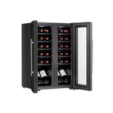 NNEDSZ Wine Cooler Fridge Dual Zone 24 Bottles